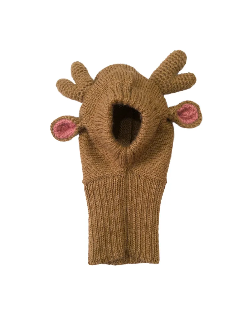Reindeer Christmas Knit Hat for Dogs (FINAL SALE)