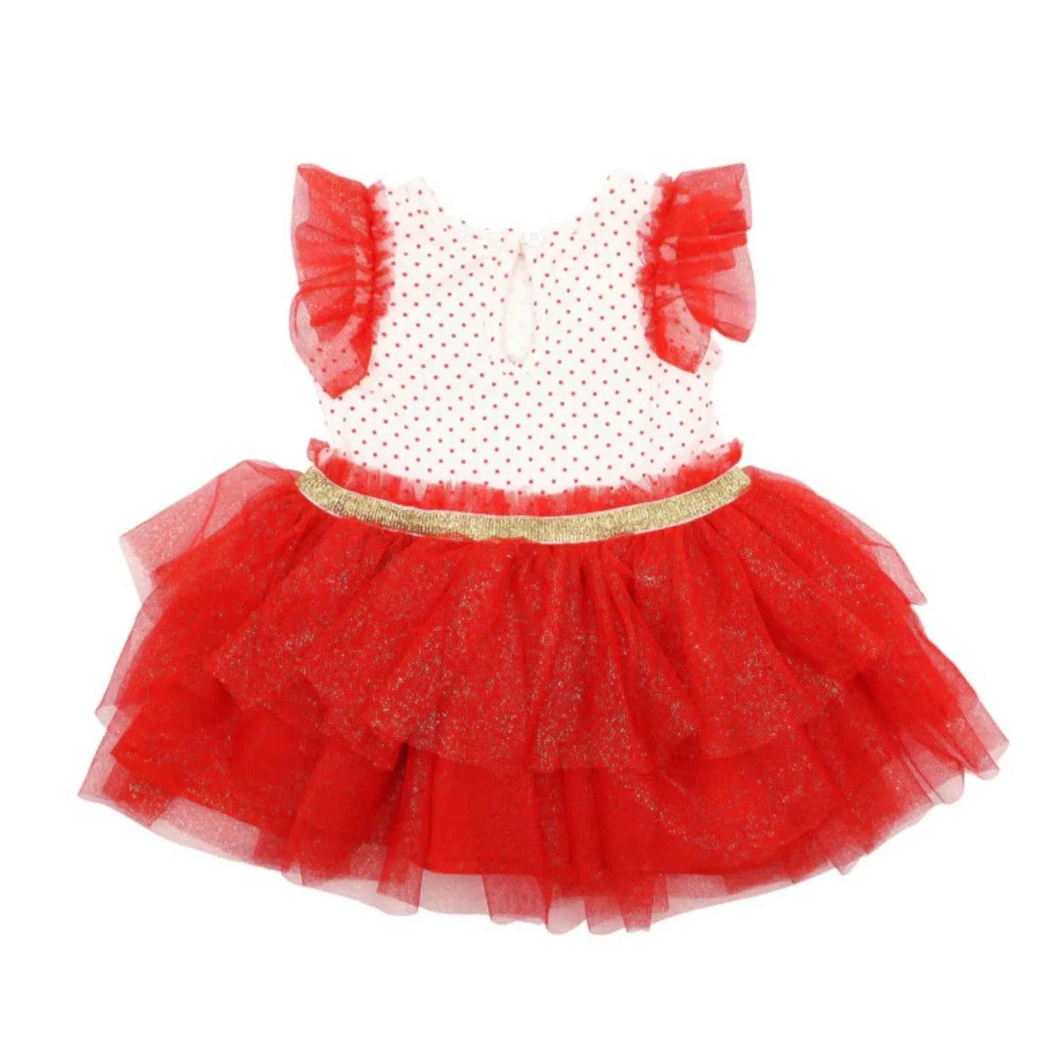 Reindeer Dress with Layered Skirt