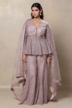 Rose Gold Sequins Top & Pants