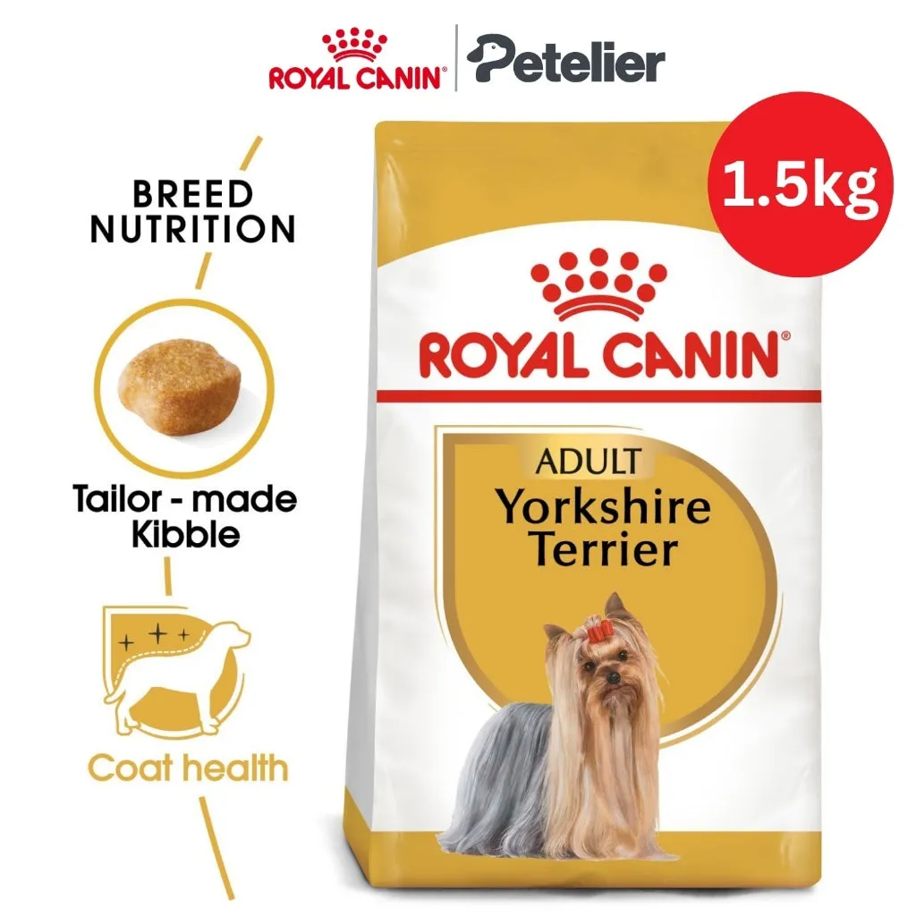 Royal Canin Yorkshire Adult 1.5kg Dry Dog Food - Breed Health Nutrition