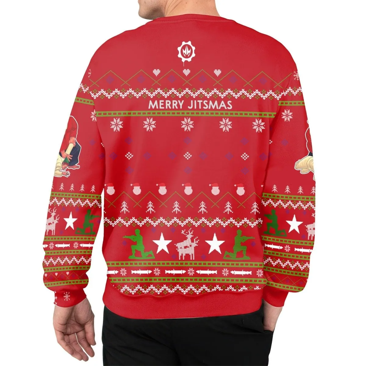 Santa Merry Jitsmas Sweatshirt