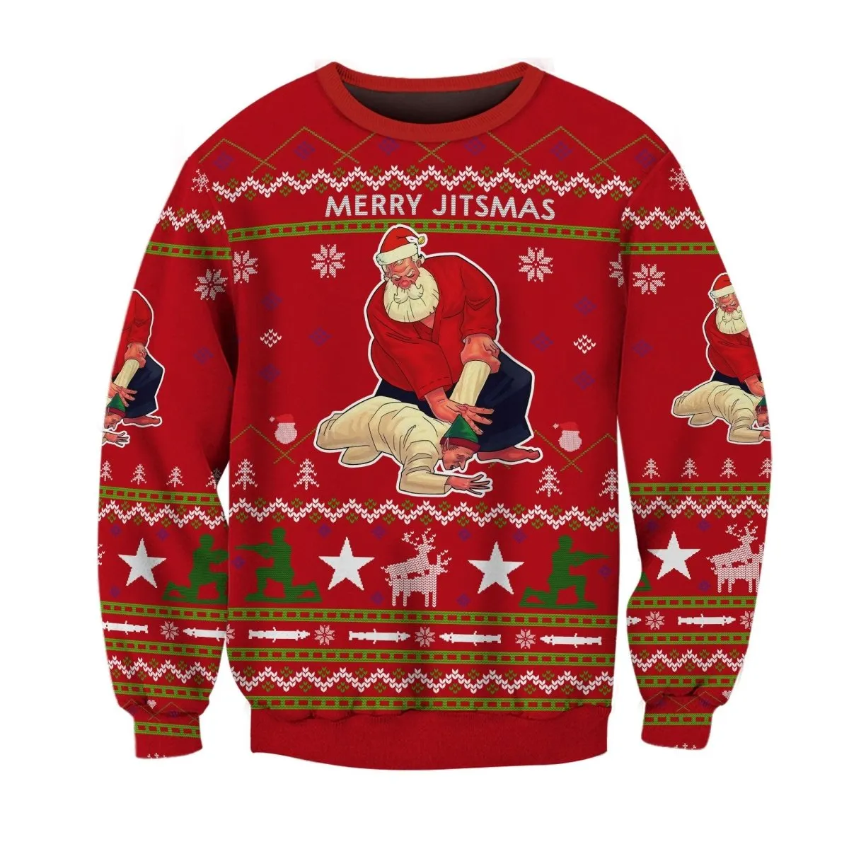Santa Merry Jitsmas Sweatshirt