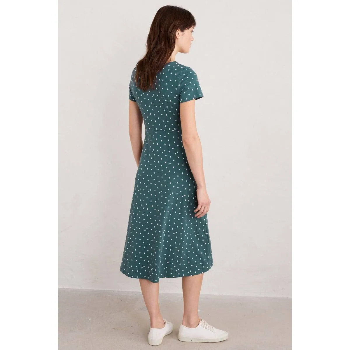 Seasalt S/S Veronica Dress Little Sponge Spot Pool