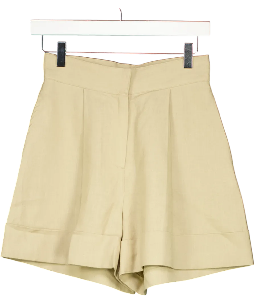 SELMACILEK Beige Linen Short UK S