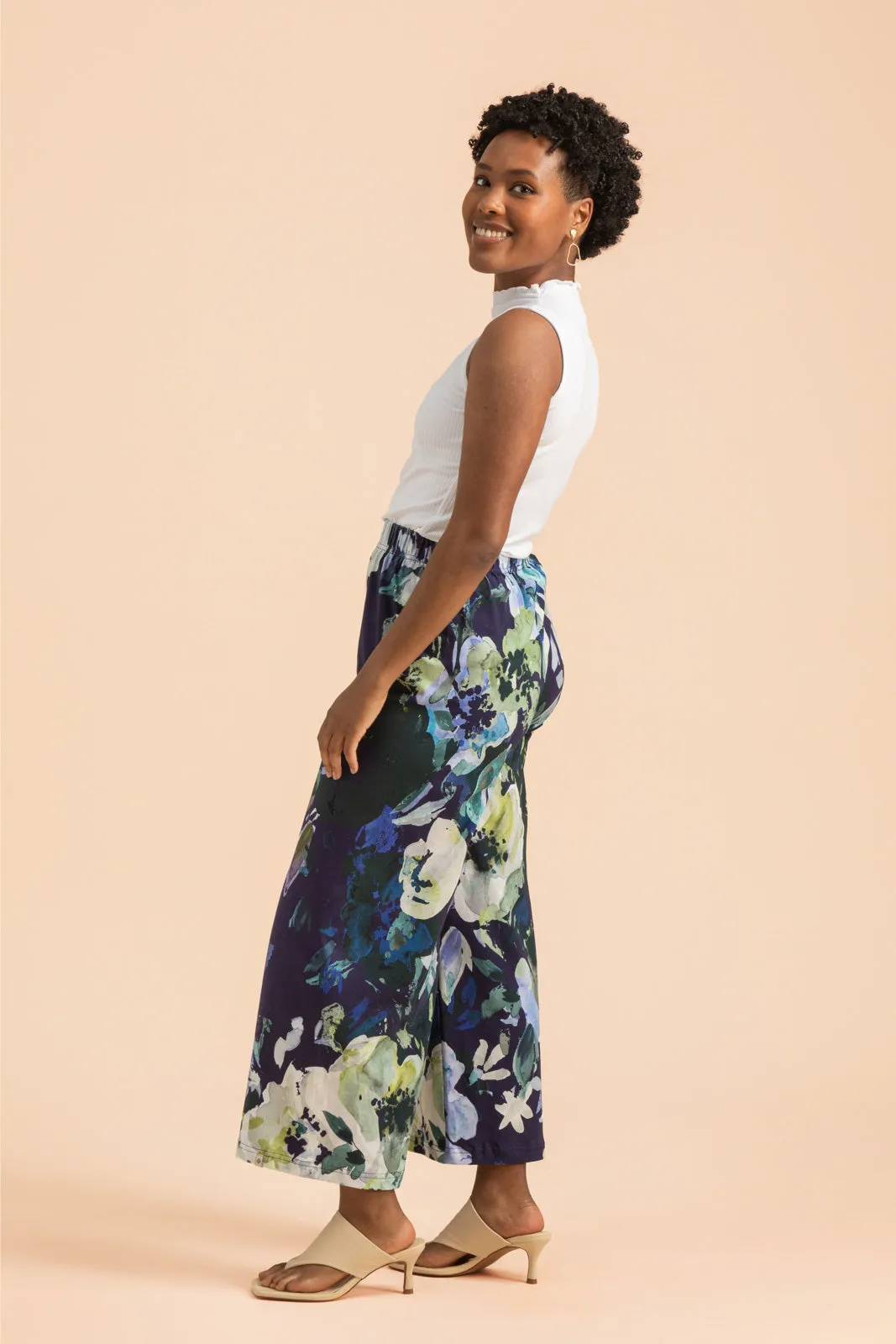 Soft Culottes, Blue Anemone