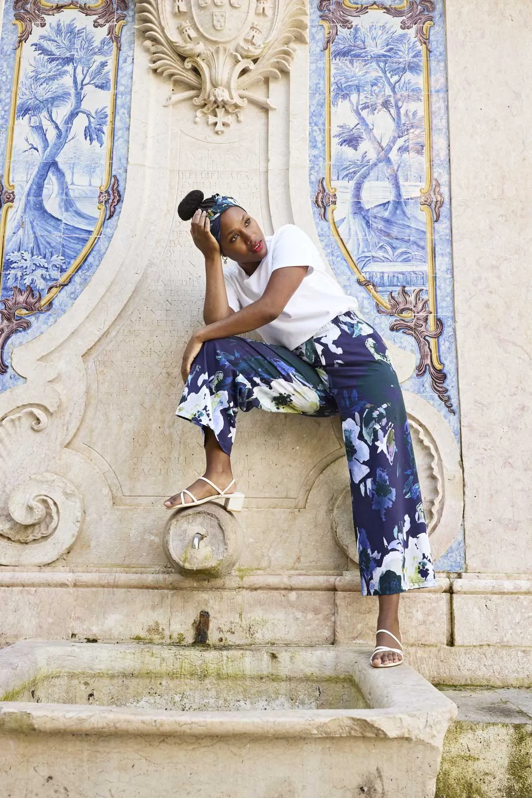 Soft Culottes, Blue Anemone