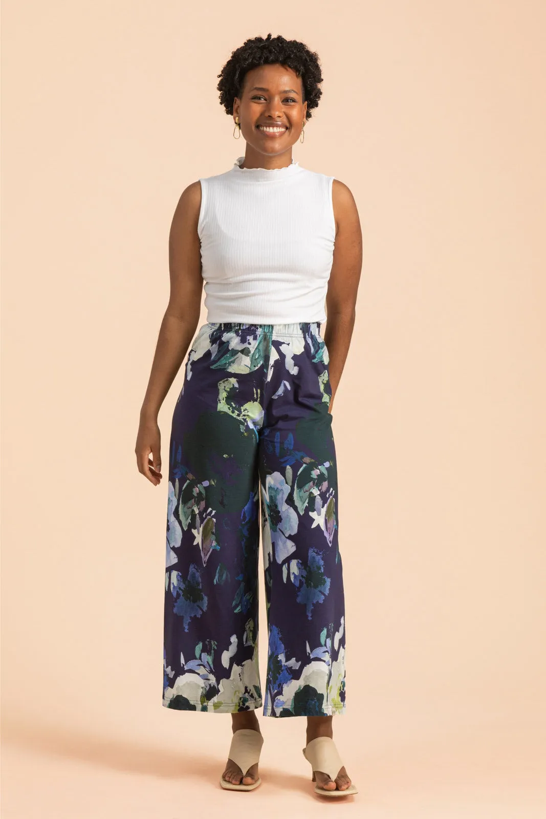 Soft Culottes, Blue Anemone