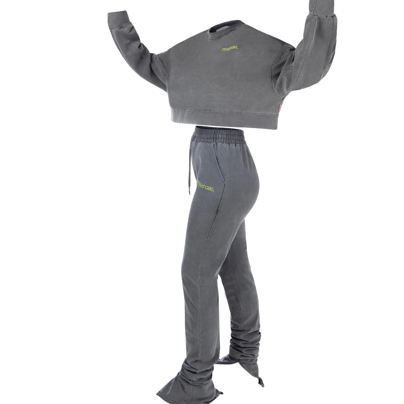 THAT GIRL. MMerch Cropped Boyfriend Sweatshirt
