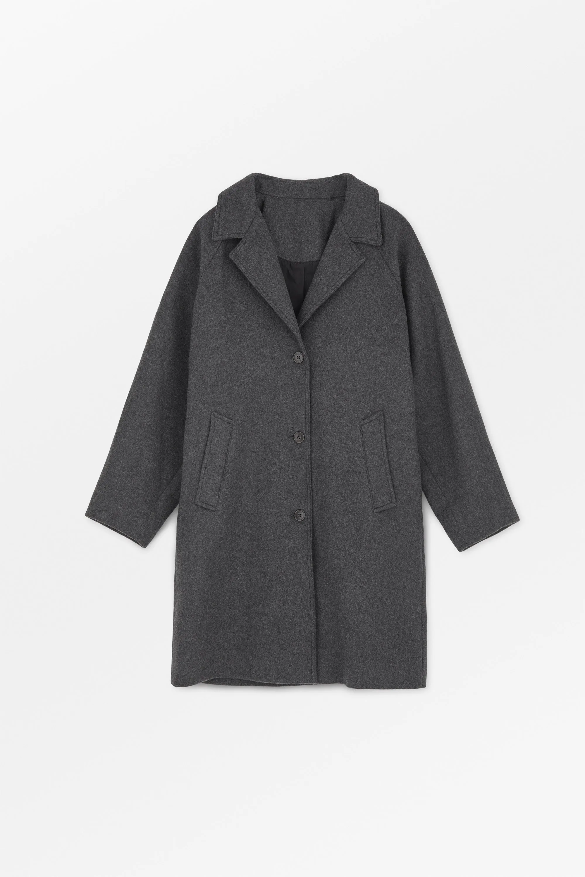 Thelma coat - Dark Grey Melange