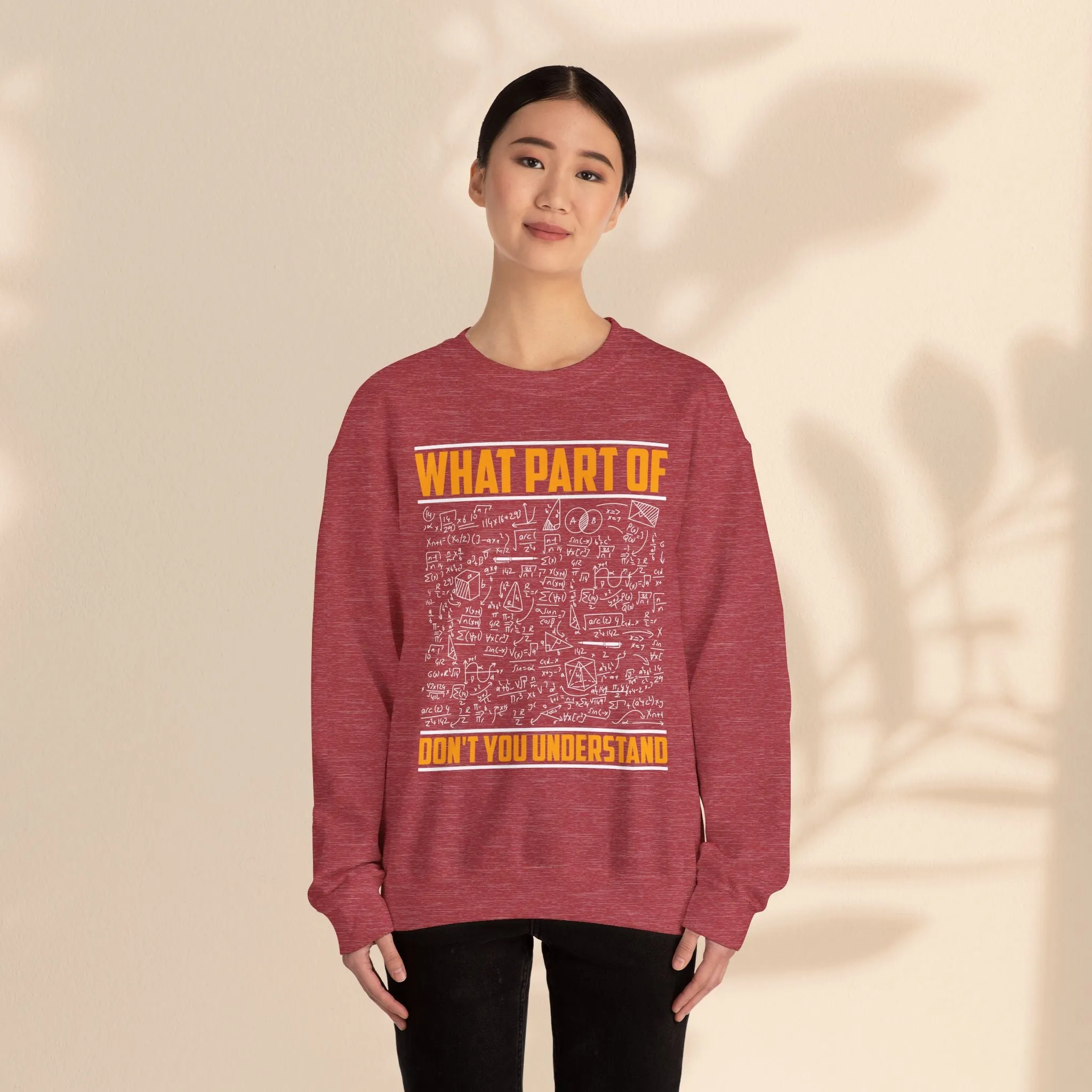 Unisex Heavy Blend™ Crewneck Sweatshirt - For The Math Student or Teacher