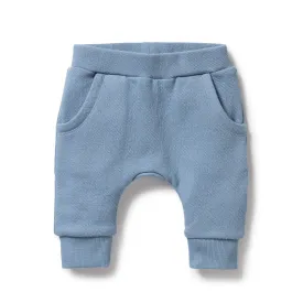 Wilson and Frenchy Organic Quilted Pant - Storm Blue