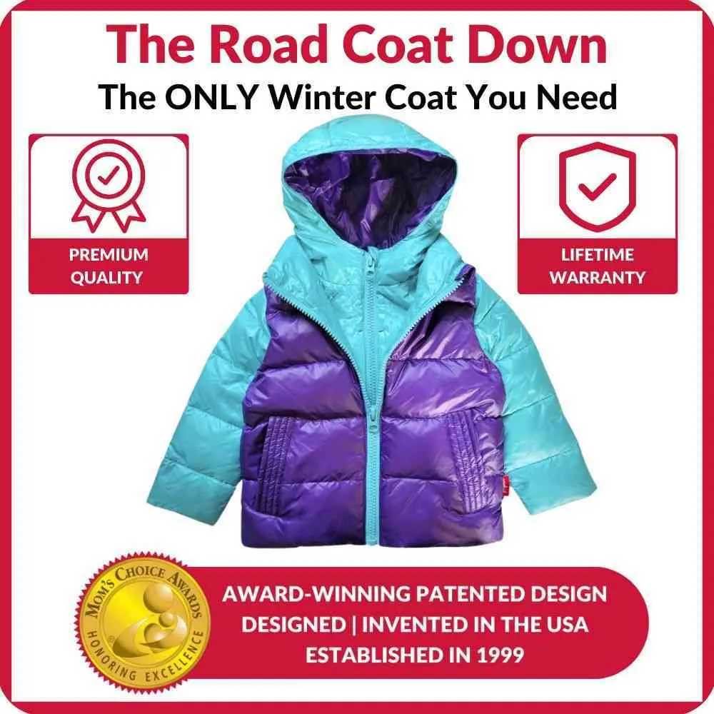 Winter Snuggle-Up 4 Pieces Gift Set Down Aqua / Purple