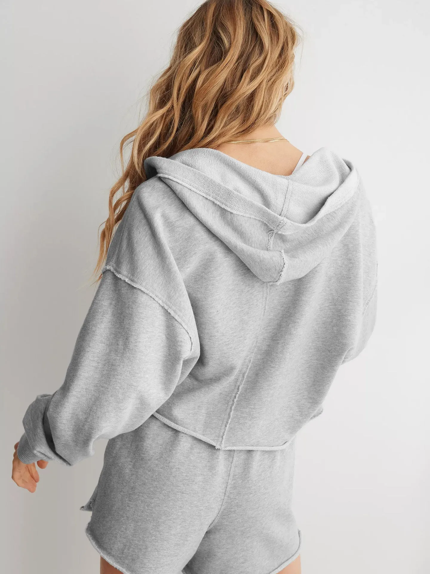 Women's Hooded Loose Pullover Sweatshirt