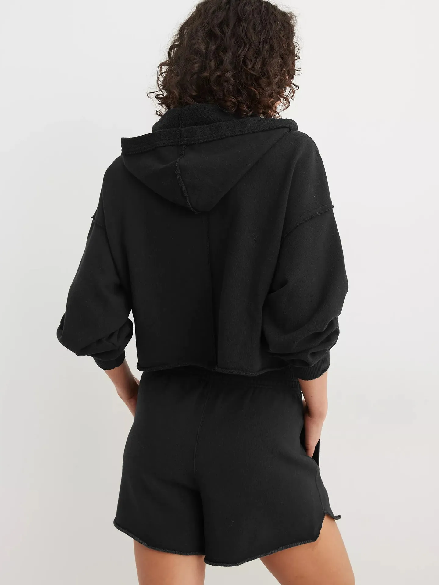 Women's Hooded Loose Pullover Sweatshirt