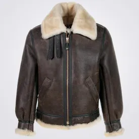 WWII Classic B-3 Sheepskin Bomber Jacket