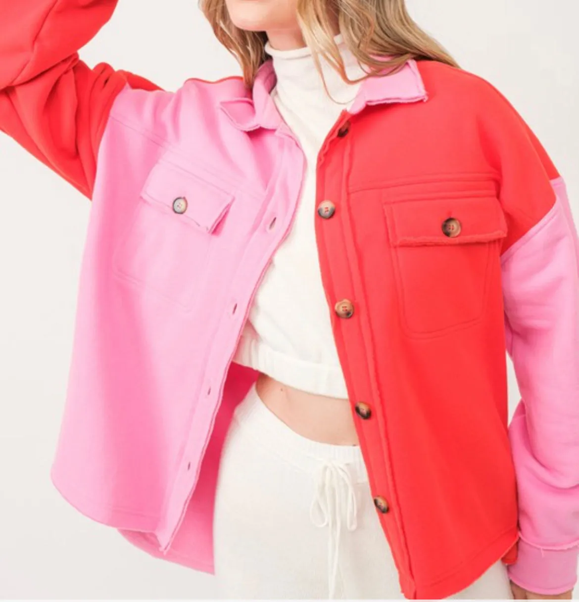 You Won't Sympathize Shacket in Pink