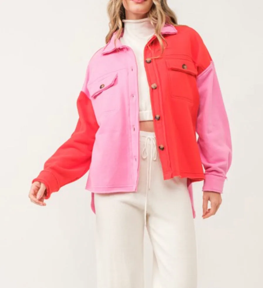 You Won't Sympathize Shacket in Pink